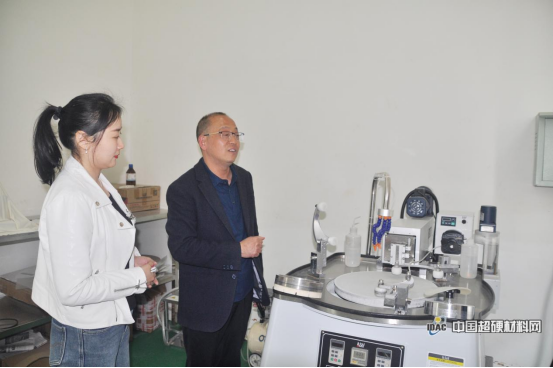 中国超硬材料网一行走访鑫泓研磨